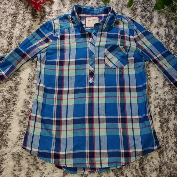 Arizona Jean Co 100% Cotton Plaid Tunic - Picture 2 of 9